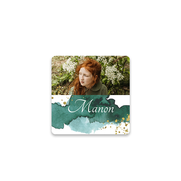 Stickers voor bedankjes Vierkant (set van 48) Stickers voor bedankjes Vierkant (set van 48)