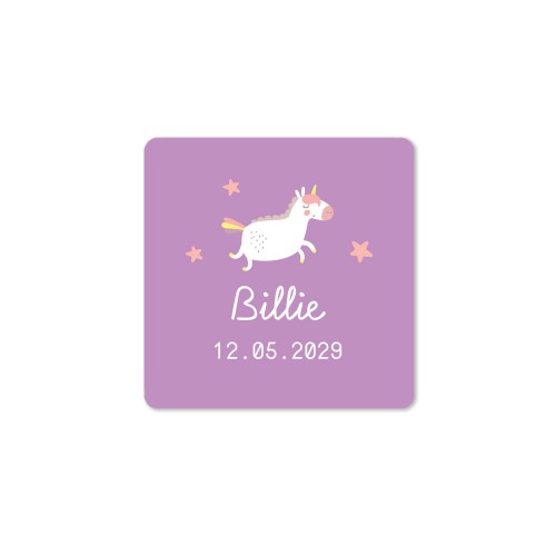 Presentetiketter Kvadratisk - 48 st