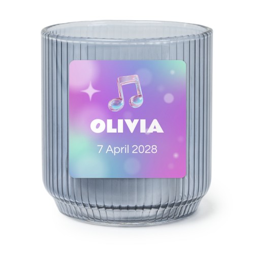 Holographic Music Notes