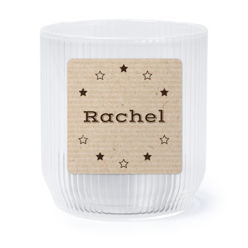 Personalised Clear Glass Tealight Holder with Square Stickers – Set of 6 Personalised Clear Glass Tealight Holder with Square Stickers – Set of 6