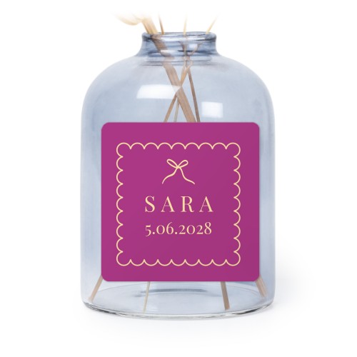 Classy Scallop Bow - Text Only Classy Scallop Bow - Text Only