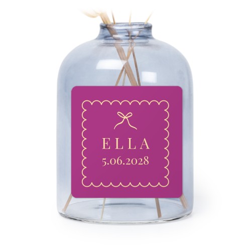 Classy Scallop Bow - Text Only Classy Scallop Bow - Text Only