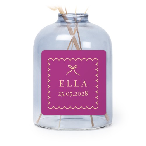 Classy Scallop Bow - Text Only