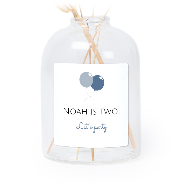 Petit vase verre transparent avec autocollant carré - Lot de 6 Petit vase verre transparent avec autocollant carré - Lot de 6