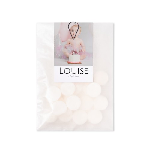 Slikpose DIY Papirklips sort - 12 stk