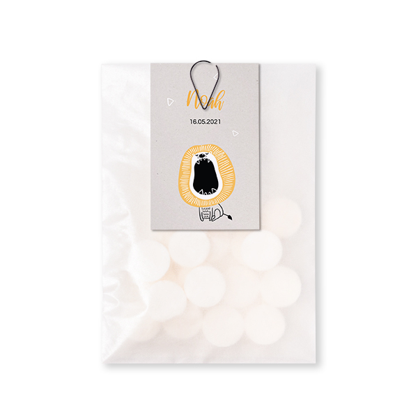 Slikpose DIY Papirklips sort - 12 stk