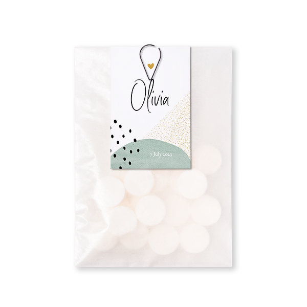 Party Bag DIY Paperclip Black - 12 pcs