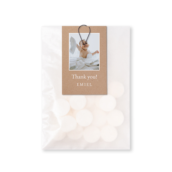 Party Bag DIY Paperclip Black - 12 pcs