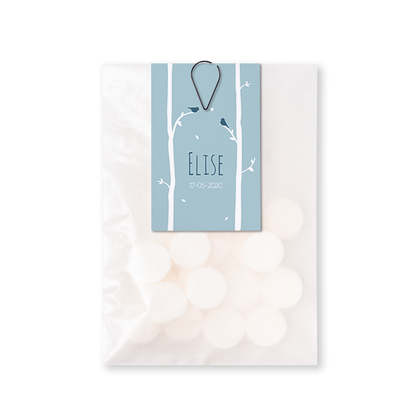 Godispåse DIY Droppformat gem svart - 12 st