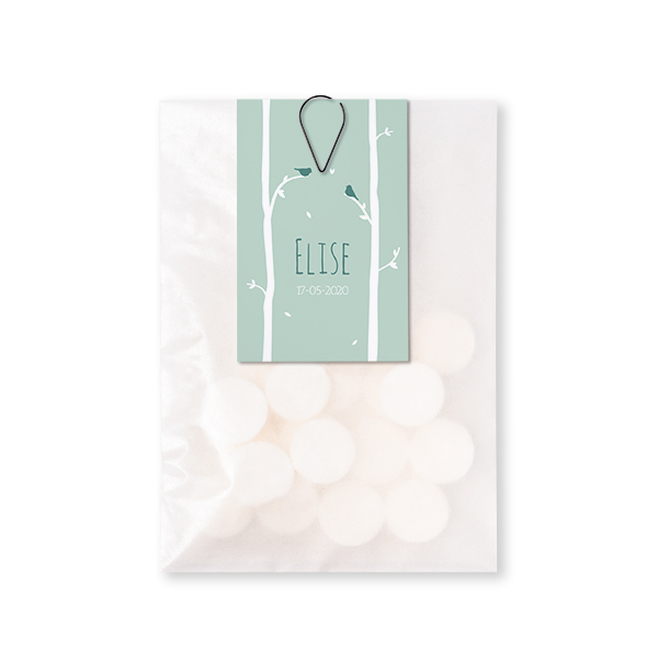 Godispåse DIY Droppformat gem svart - 12 st