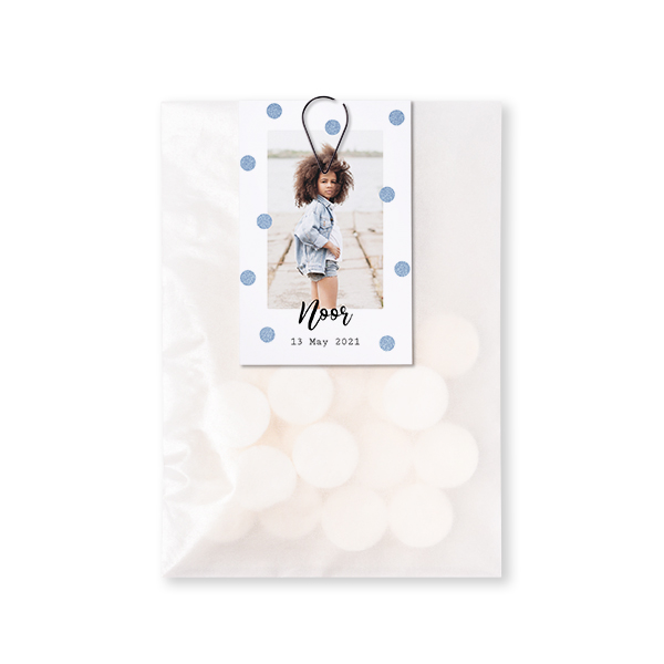 Sachet Ă bonbons avec carte Trombone noir (lot de 12) Sachet Ă bonbons avec carte Trombone noir (lot de 12)