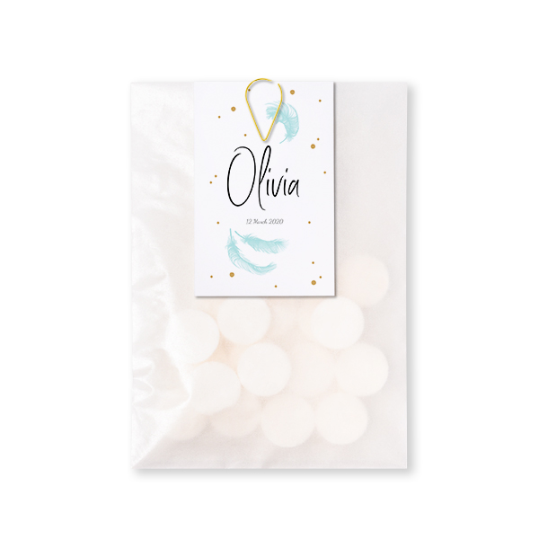 Feather Sparkles  - Text Only