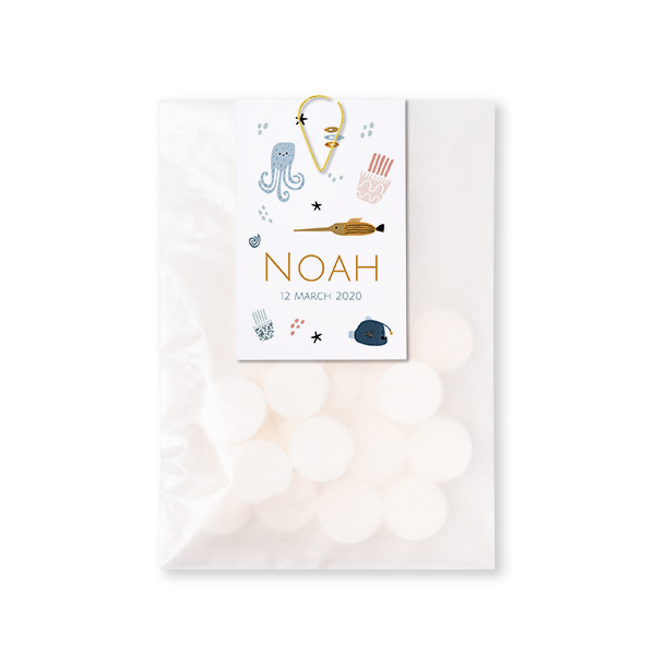 Slikpose DIY Papirklips guld - 12 stk