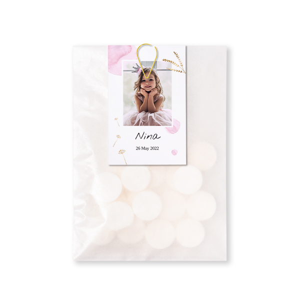 Party Bag DIY Paperclip Gold - 12 pcs