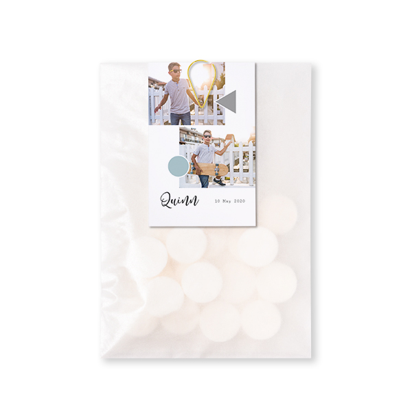 Slikpose DIY Papirklips guld - 12 stk