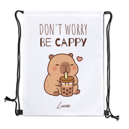 Kawaii Capybara - Text Only