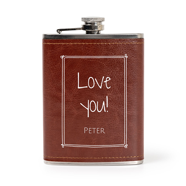 Hip Flask with Full colour print