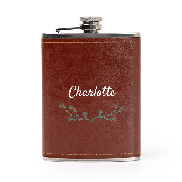 Hip Flask with Full colour print