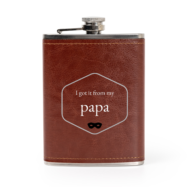 Hip Flask with Full colour print