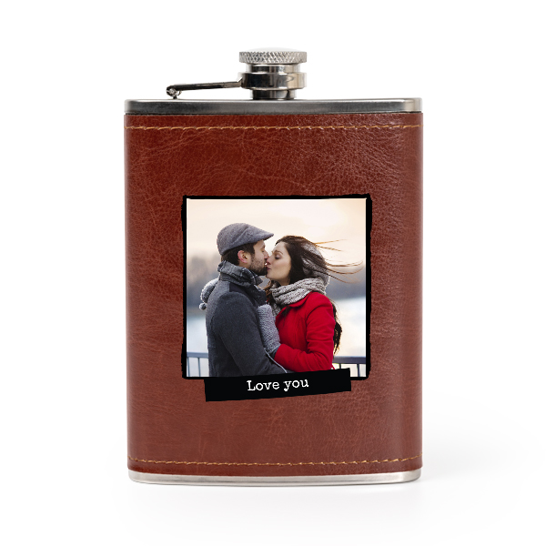 Hip Flask with Full colour print