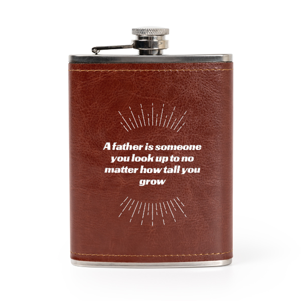 Hip Flask with Full colour print