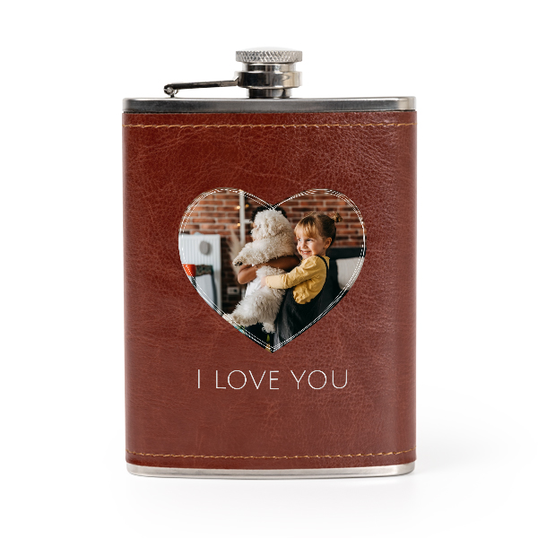 Hip Flask with Full colour print