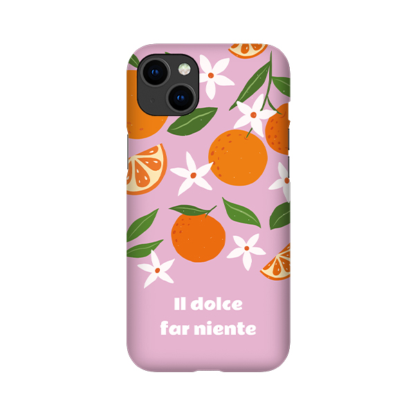 Dolce Orange Pattern - Text Only