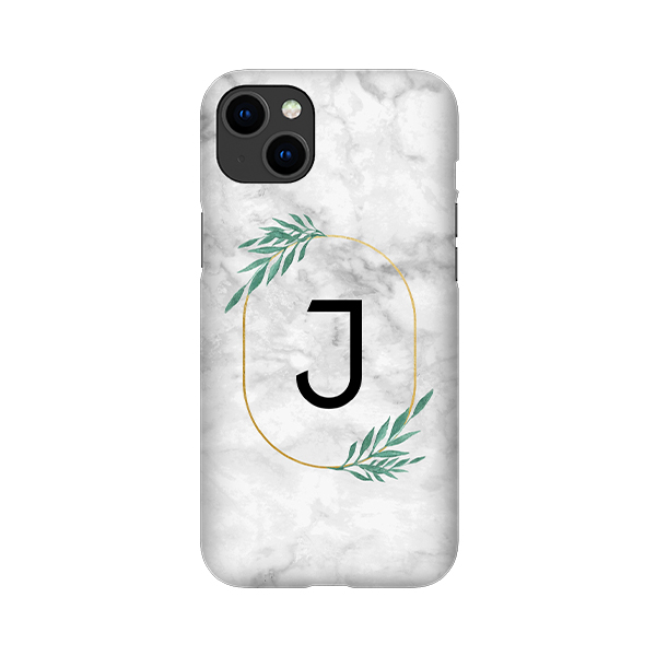 Monogram with leaves