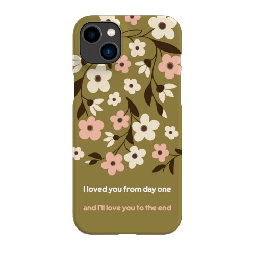 Retro-Blumenmuster - Nur Text
