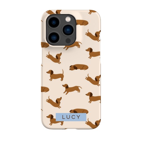 Cute Dachshund Design - Text Only