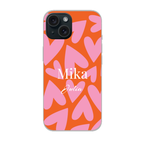 Happy Heart Pattern - Text Only