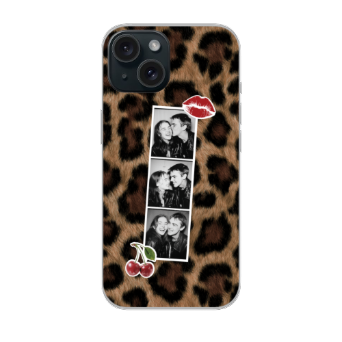 Leopard Cherry Collage Leopard Cherry Collage