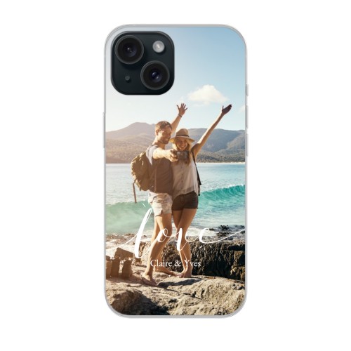 Coque silicone iPhone15