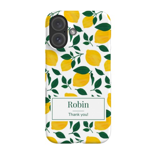 Zesty Lemon Pattern - Text Only Zesty Lemon Pattern - Text Only