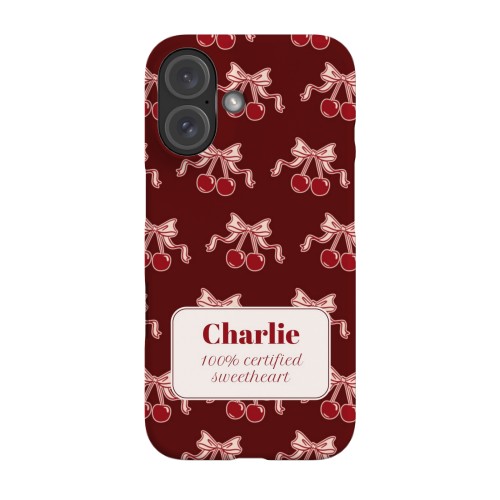 Vintage Cherry Love Text - Only Vintage Cherry Love Text - Only