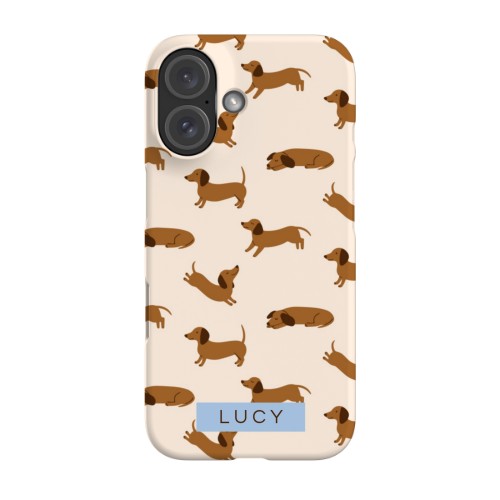 Cute Dachshund Design - Text Only