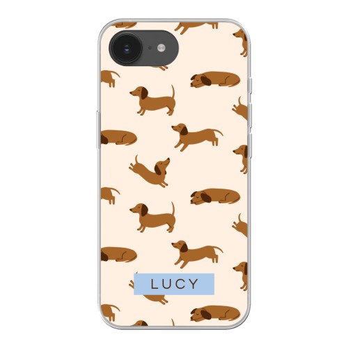 Cute Dachshund Design - Text Only