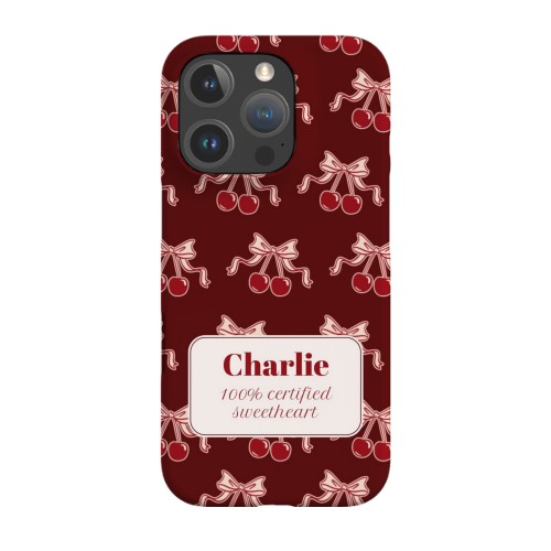 Vintage Cherry Love Text - Only Vintage Cherry Love Text - Only