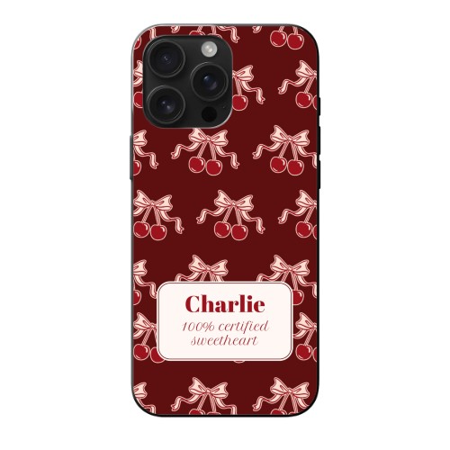 Vintage Cherry Love Text - Only Vintage Cherry Love Text - Only