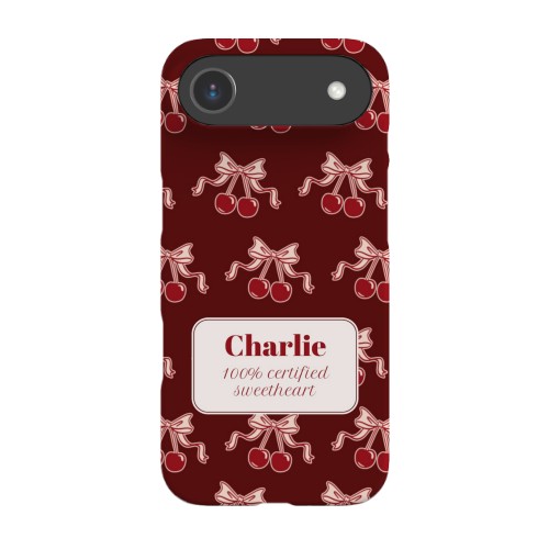 Vintage Cherry Love Text - Only