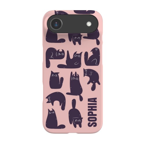 Black Cats Pattern Text only