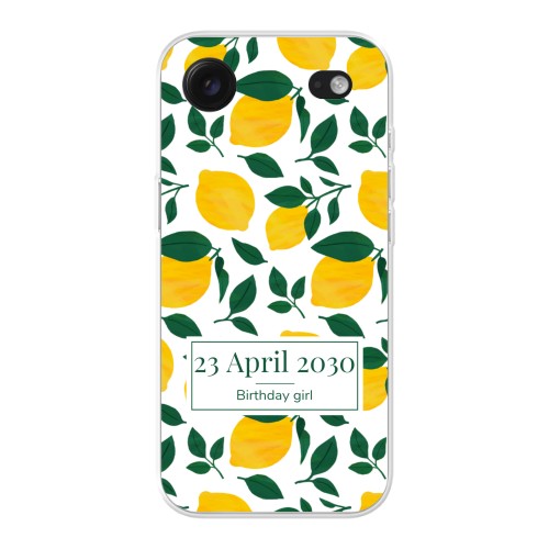 Zesty Lemon Pattern - Text Only