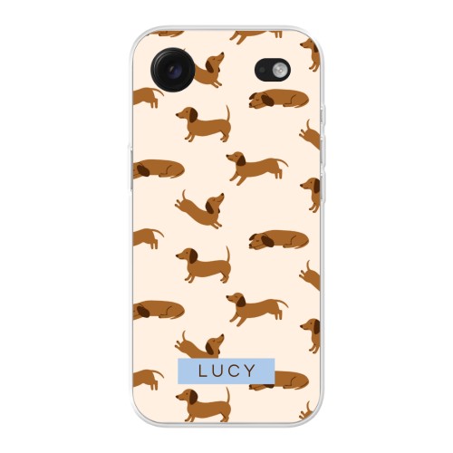 Cute Dachshund Design - Text Only
