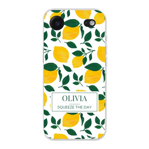 Zesty Lemon Pattern - Text Only