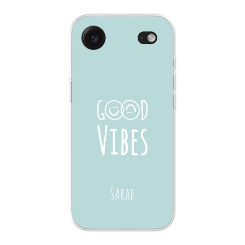Good Vibes Smiley - Text only