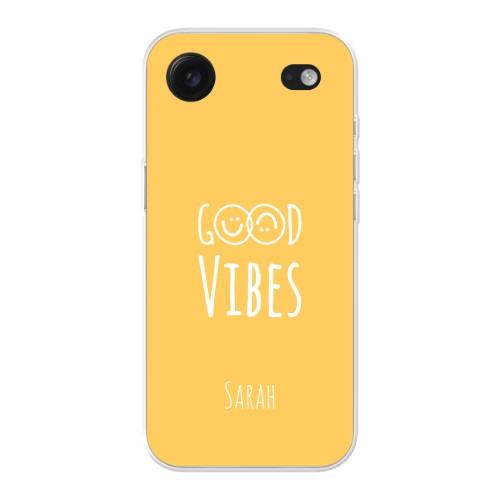 Good Vibes Smiley - Text only