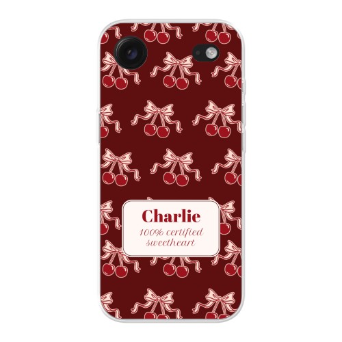 Vintage Cherry Love Text - Only Vintage Cherry Love Text - Only