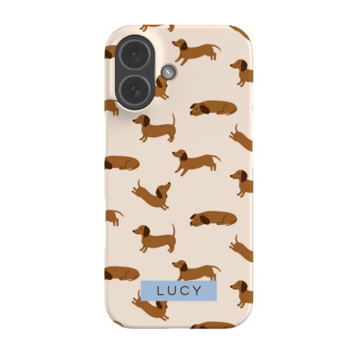 Cute Dachshund Design - Text Only