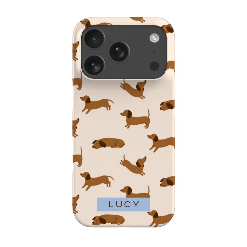 Cute Dachshund Design - Text Only