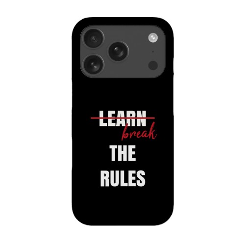 Break the rules - text only